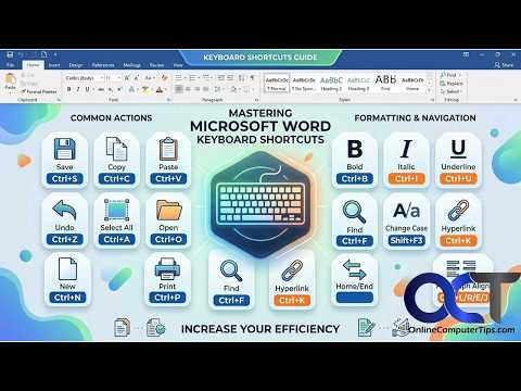 Create a Custom Keyboard Shortcut in Microsoft Word