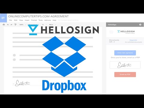 Send Documents for Signatures Using Dropbox Sign eSignatures