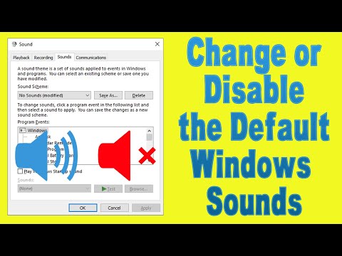 Turning Off or Changing Windows Sounds - Online Computer Tips