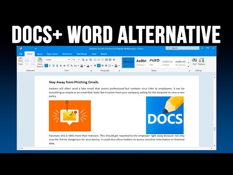 Open, Edit, Create and Save Microsoft Word Documents for Free with Docs+