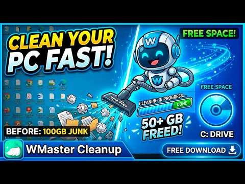 Clean Your PC to Remove Junk Files and Free Up Space with WMaster Cleanup