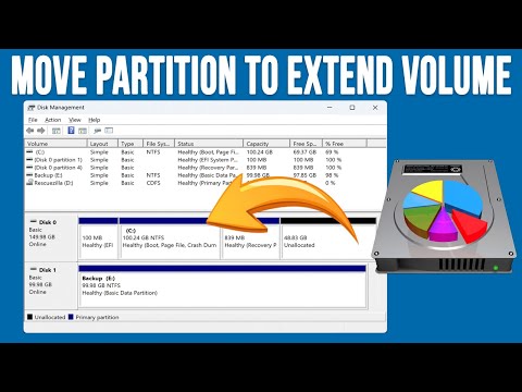 Move a Partition Out of the Way to Extend a Hard Drive Volume - Online ...