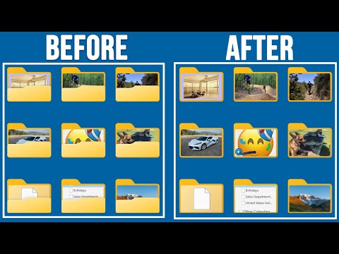 How to Make the Folder Preview View for Pictures & Files Take Up the ...