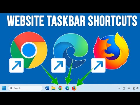 How to Create Shortcuts to Websites on Your Taskbar, Desktop or Start Menu