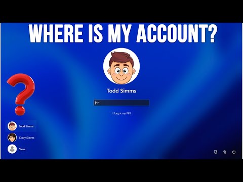 Fix the Missing User Account on the Log in Screen Issue in Windows