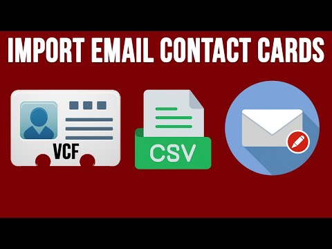 How to Import a VCF Contact Card into an Email App That Doesn't Support ...