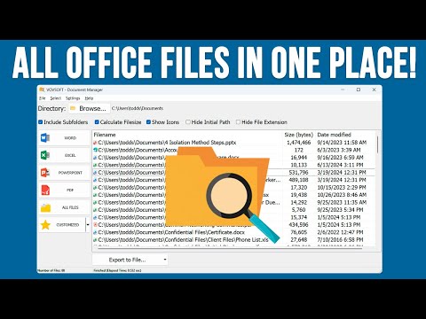 View, Open & Manage Microsoft Office and PDF Files from One Location ...