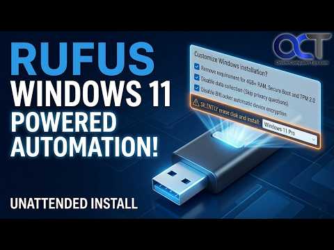 New Rufus 4.14x Features: The Best Way to Automate Windows Installations?