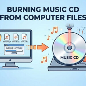 Burn music CDs