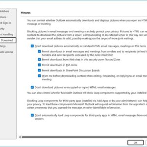 Have Outlook Display HTML Images in E-mail