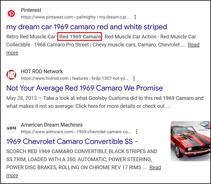 Google search quotation marks for phrases