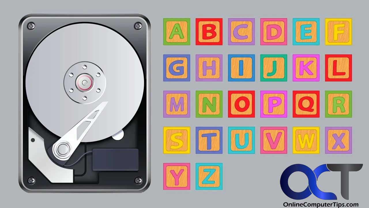 Changing Drive Letters in Windows - Online Computer Tips