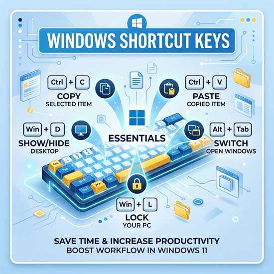 Common Windows Shortcut Keys