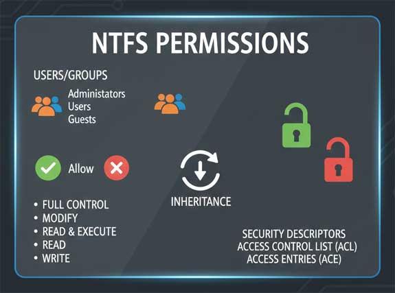 Windows NTFS Permissions Explained