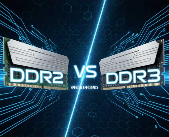 DDR2 vs. DDR3  Memory