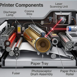 How a laser printer works
