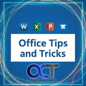 Microsoft Office tips and tricks