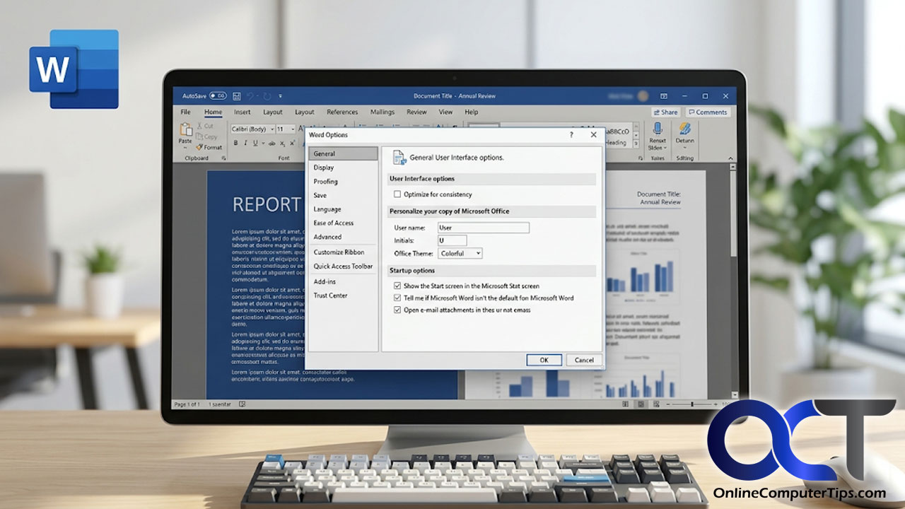 Configure and Customize Microsoft Word Options - Online Computer Tips