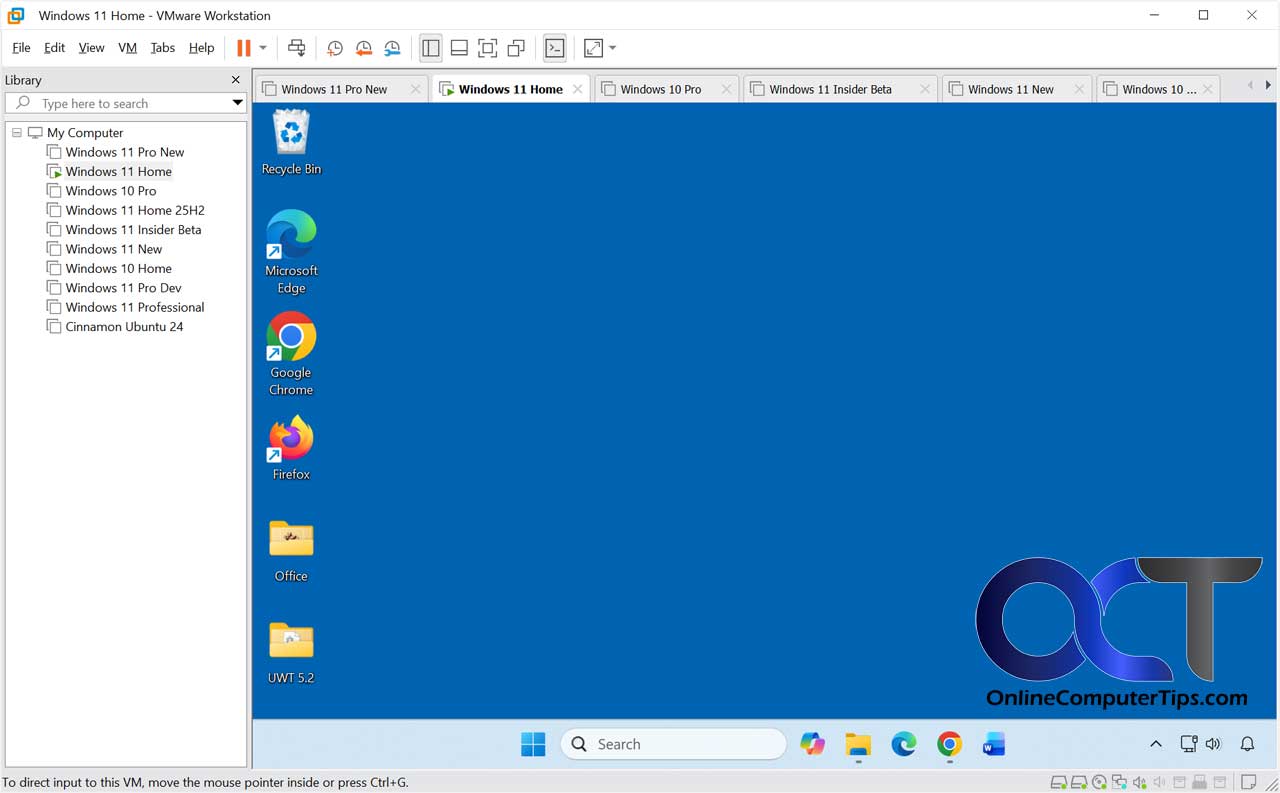 VMware Workstation Virtualization Software