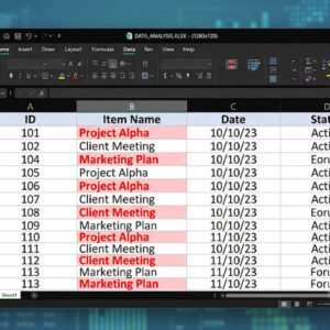 Finding duplicate data in Excel cells