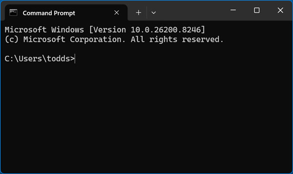 Windows command prompt