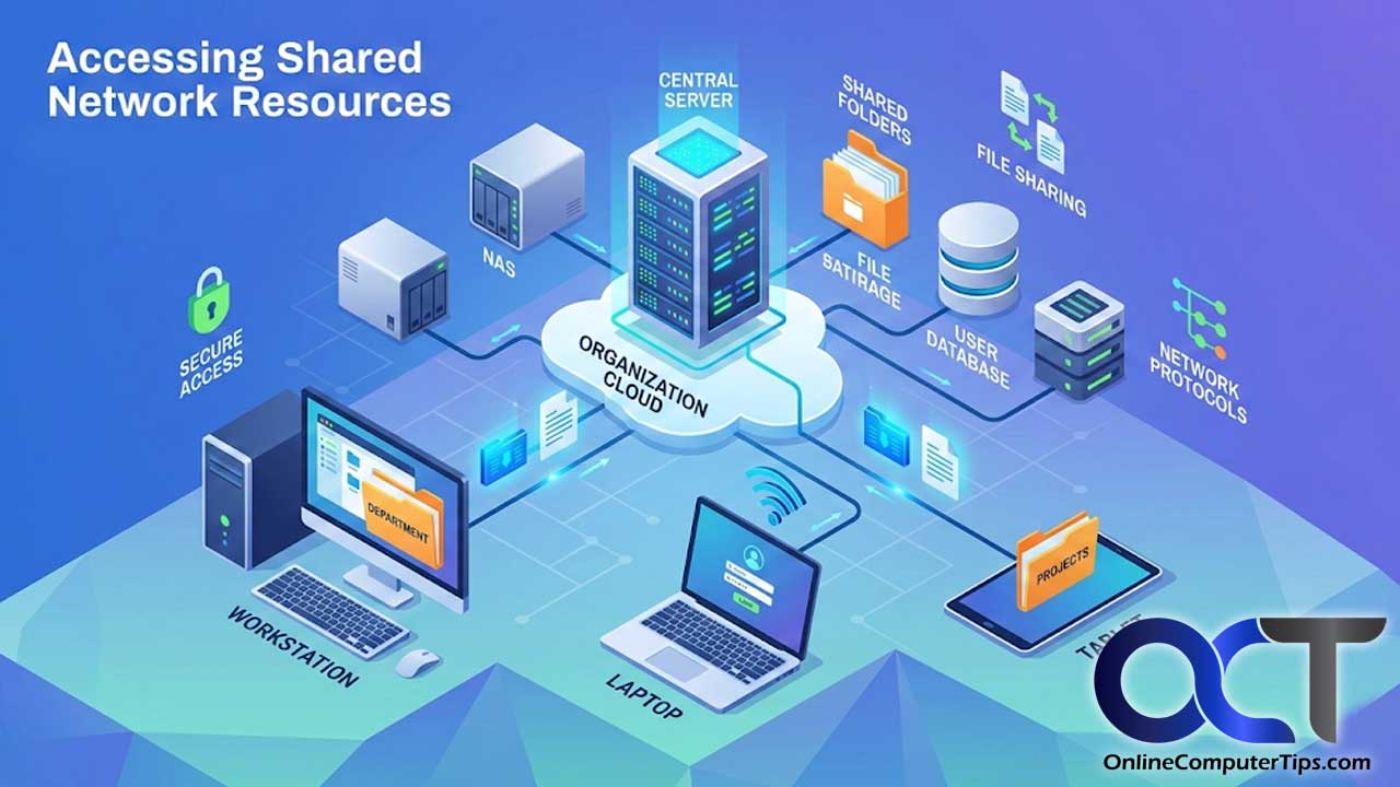 Accessing Shared Network Resources - Online Computer Tips