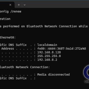 Using IP Config to renew and release IP addresses