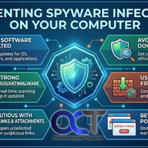 Steps to prevent spyware infections on your computer