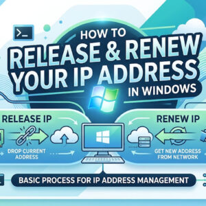 Get a new IP address for your computer in Windows