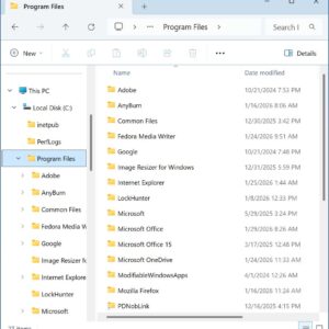 Show Folders in the Left Pane of File Explorer in Windows