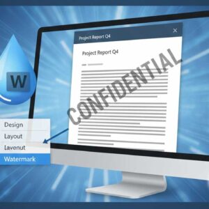 Add a watermark to a Microsoft Word document