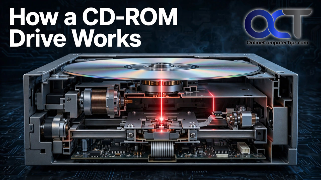 How a CD-ROM Drive Works - Online Computer Tips