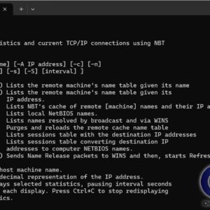 Find computer names using the nbtstat command