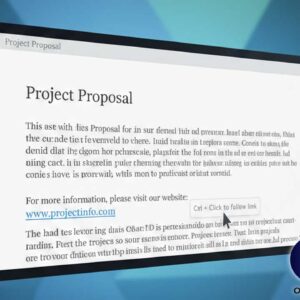 Word document with hyperlink