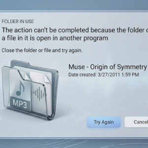 File open error message