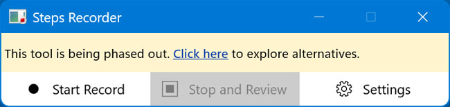 Problem Steps Recorder