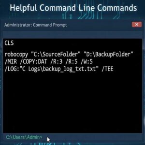 Command prompt window