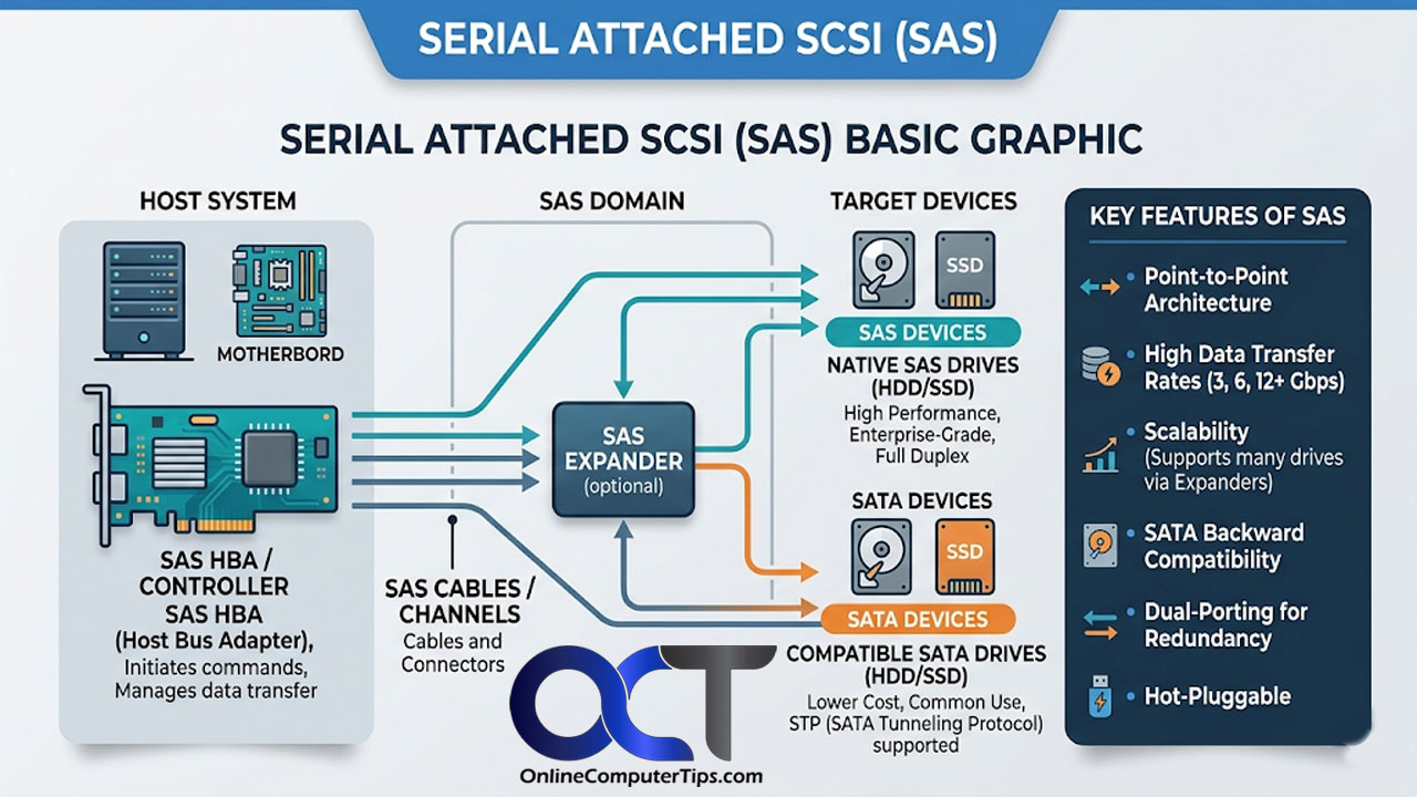 Serial Attached SCSI (SAS) - Online Computer Tips