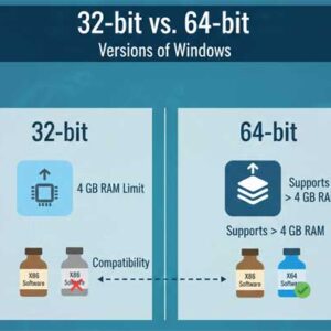 32 bit vs. 64 bit Versions of Windows