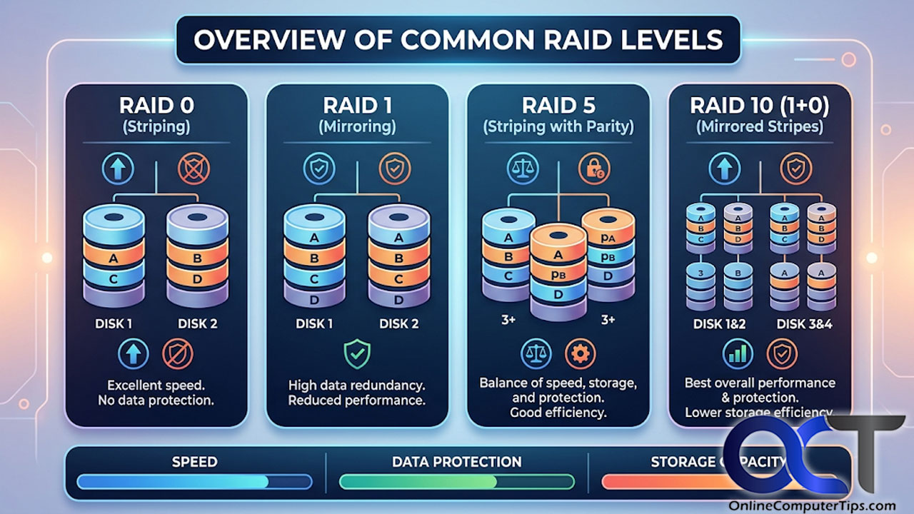 RAID Levels Explained - Online Computer Tips