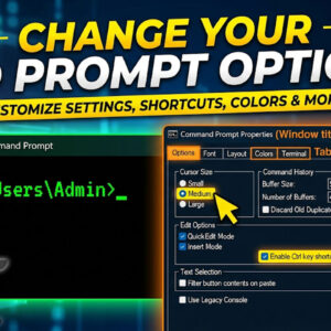 Command prompt options