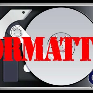 Formatted hard drive