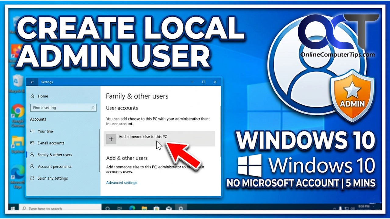 Create a Local User Account in Windows 10 - Online Computer Tips