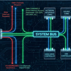 Common PC system bus layout