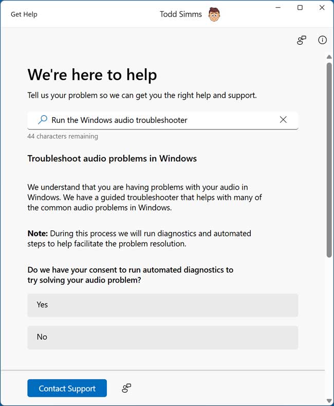 Windows 11 troubleshooter
