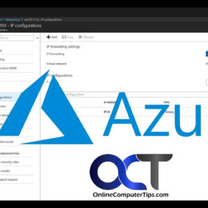 Microsoft Azure web console