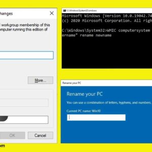 3 Easy Ways to Rename your PC