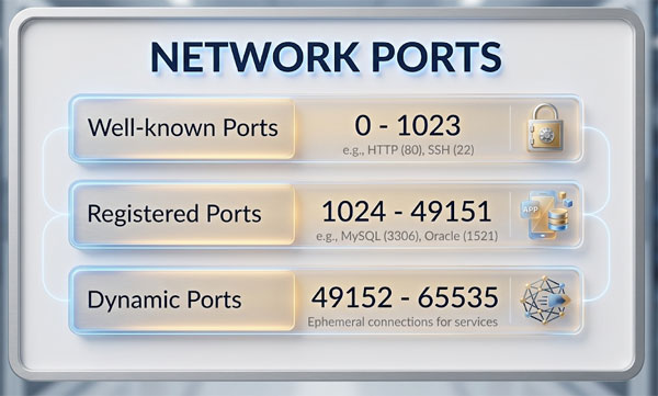 Common networking port number