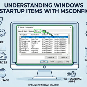 Windows system configuration utility (msconfig)