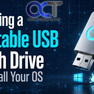 How to create a bootable USB flash drive